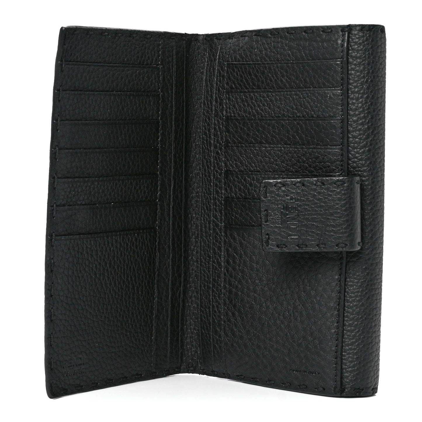 Cuoio Romano Selleria Peekaboo Continental Wallet Asfalto