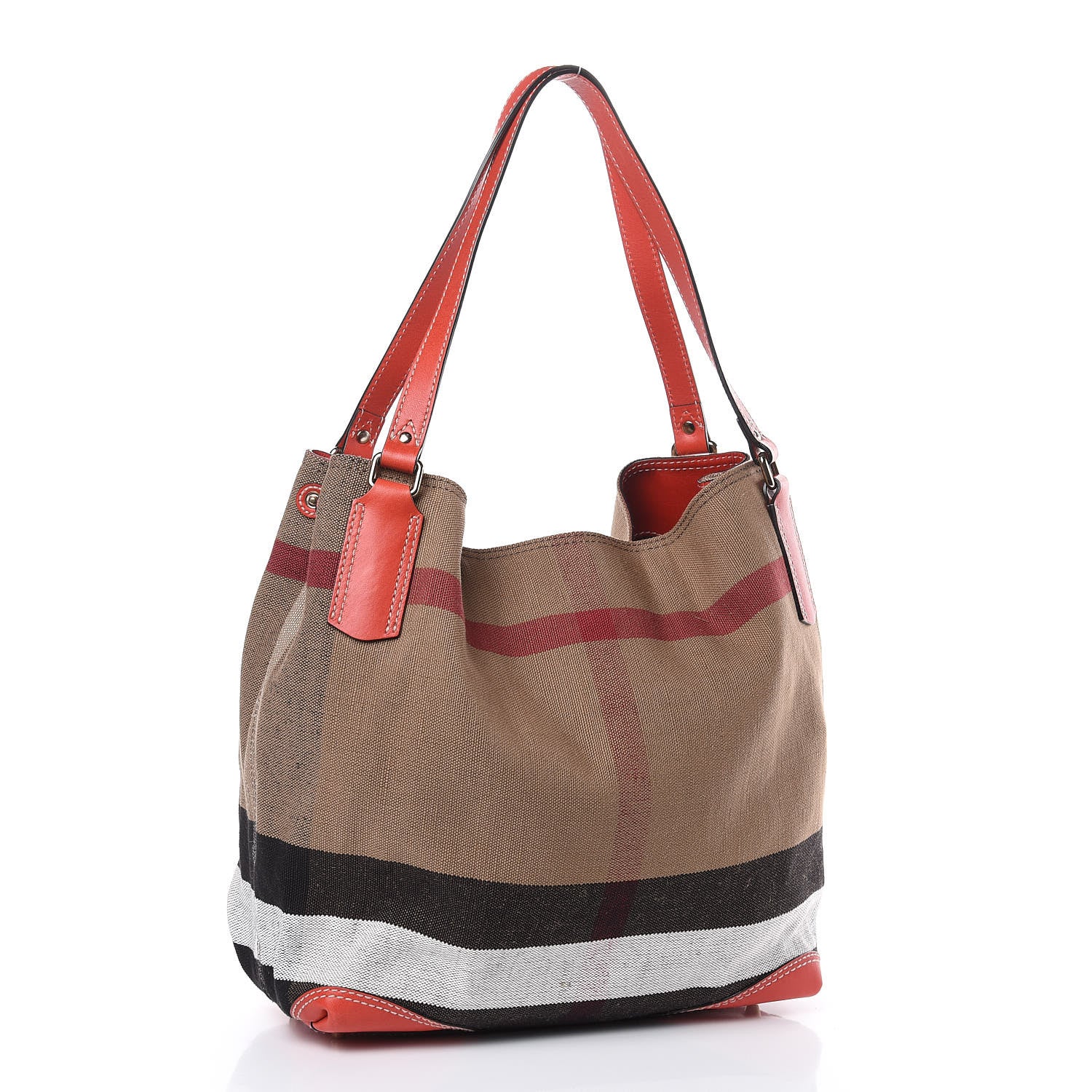 Burberry Canvas Mega Check Medium Maidstone Red 3 of 14