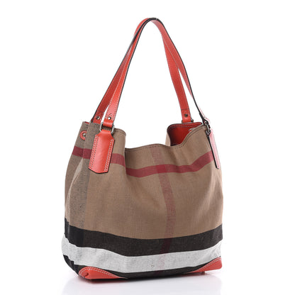 Burberry Canvas Mega Check Medium Maidstone Red 3 of 14