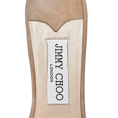 Jimmy Choo Suede Cork DeeDee Platform Wedge Slide Sandals 37.5 Camel 7 of 9