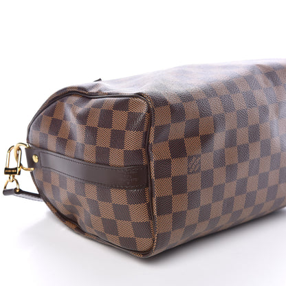 Louis Vuitton Damier Ebene Speedy Bandouliere 25 9 of 10