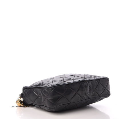 Chanel Lambskin Quilted CC Camera Case Navy 4 of 14