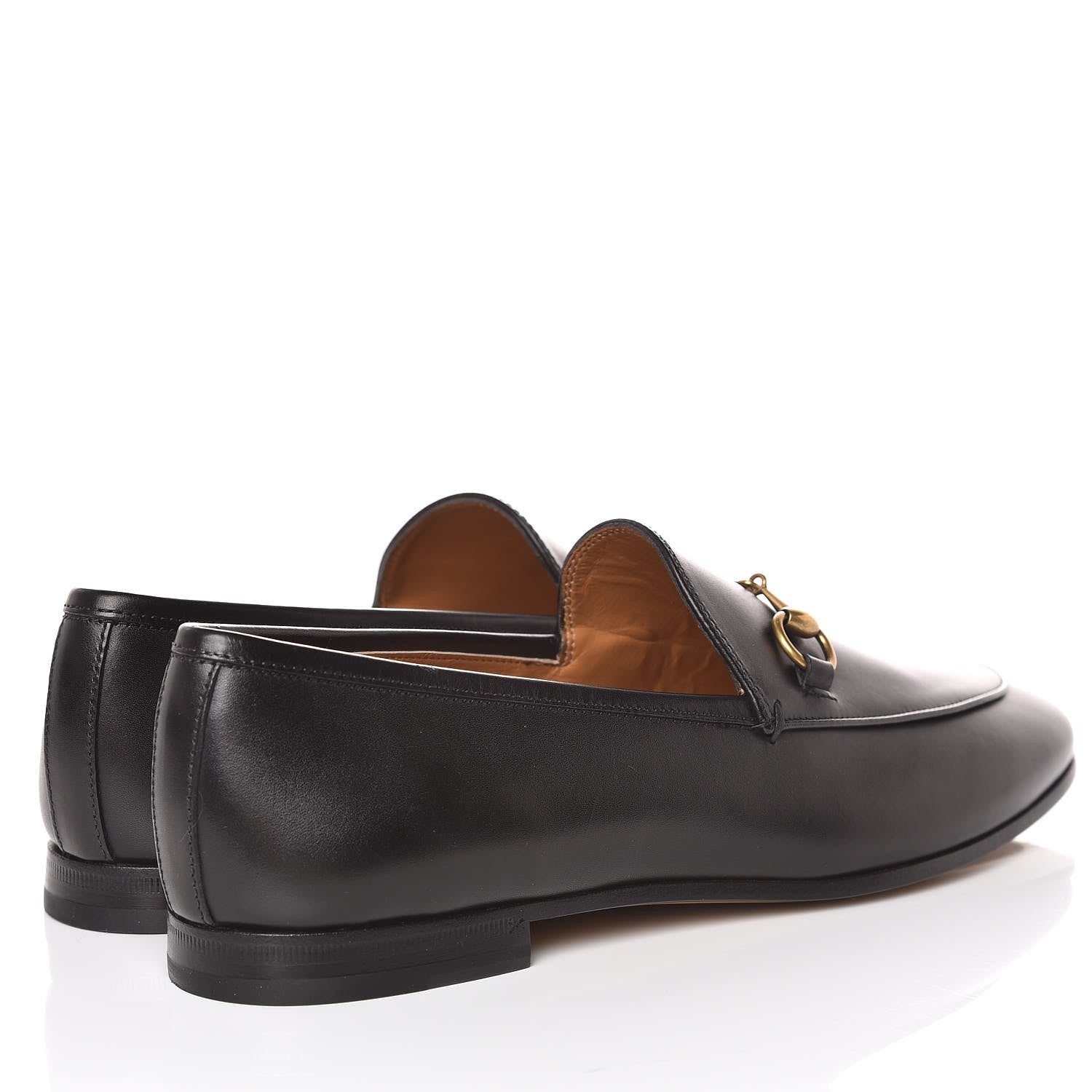Gucci Calfskin Womens Jordaan Loafers 39 Black 4 of 9