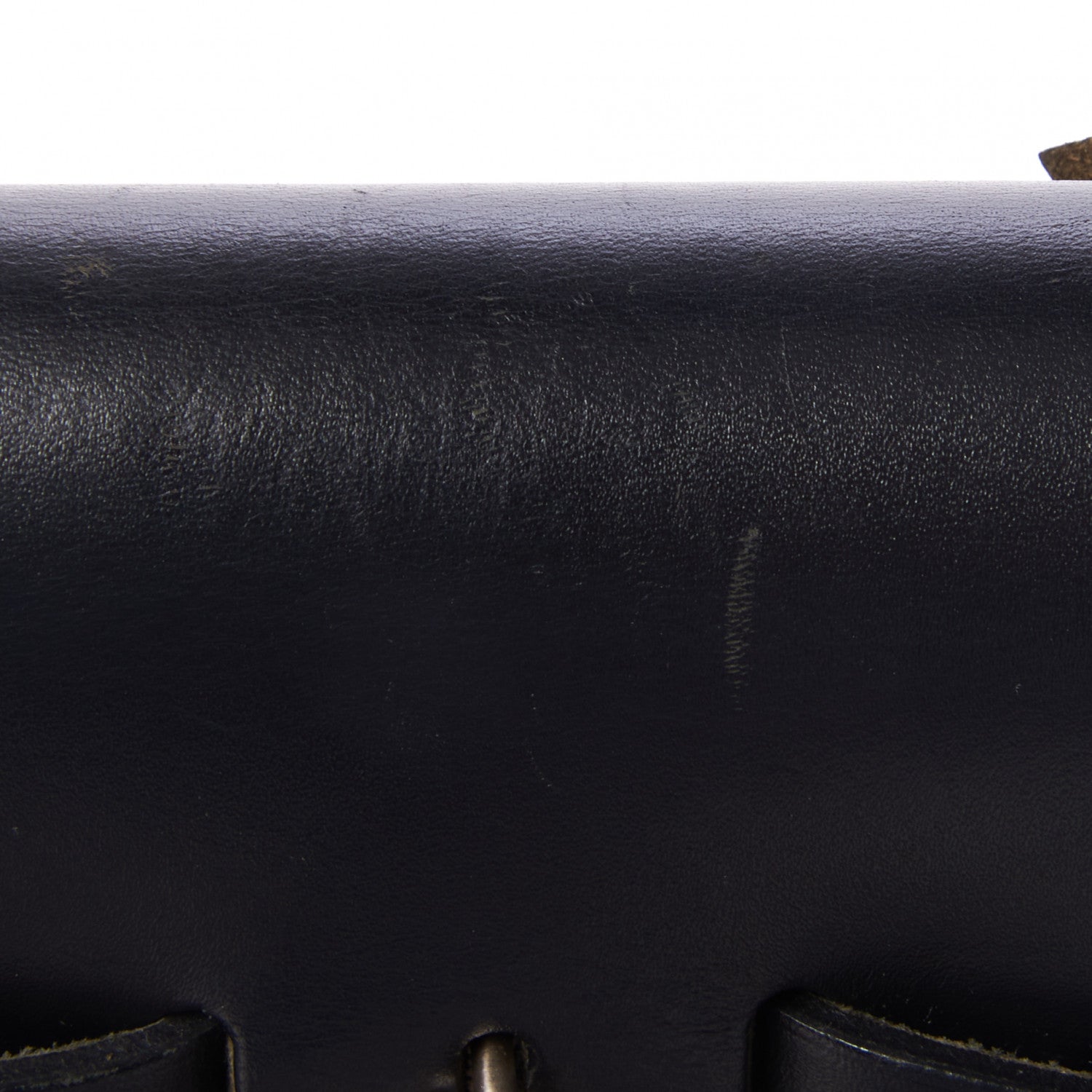 Hermes Toile Vache Calfskin Herbag 30 PM Backpack Black 9 of 10