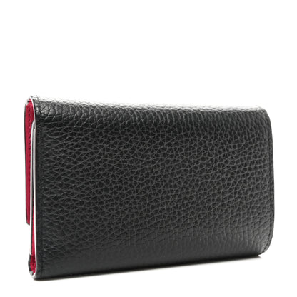 Louis Vuitton Taurillon Capucines Compact Wallet Black 3 of 8