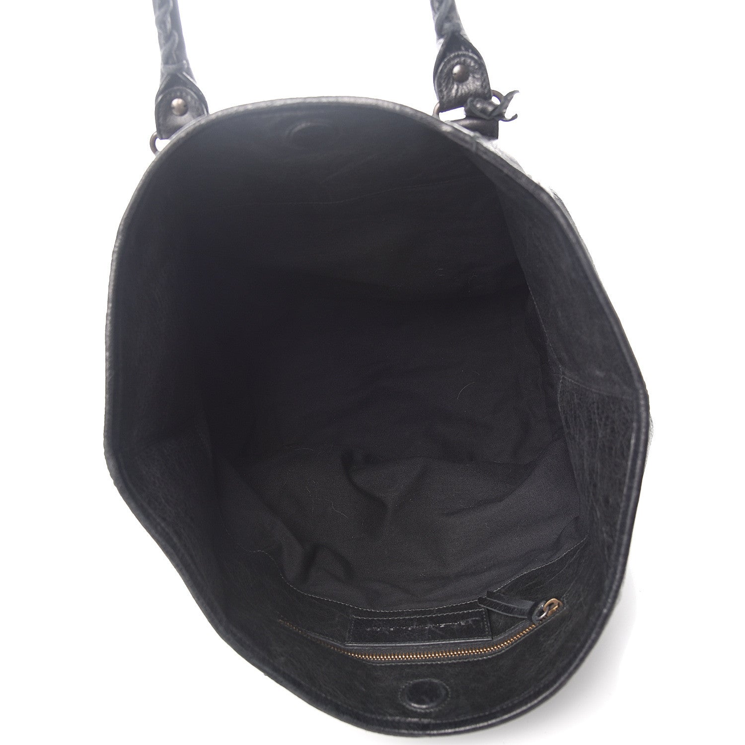Balenciaga Agneau Classic Hardware S Sunday Tote Black 4 of 10