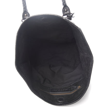 Balenciaga Agneau Classic Hardware S Sunday Tote Black 4 of 10