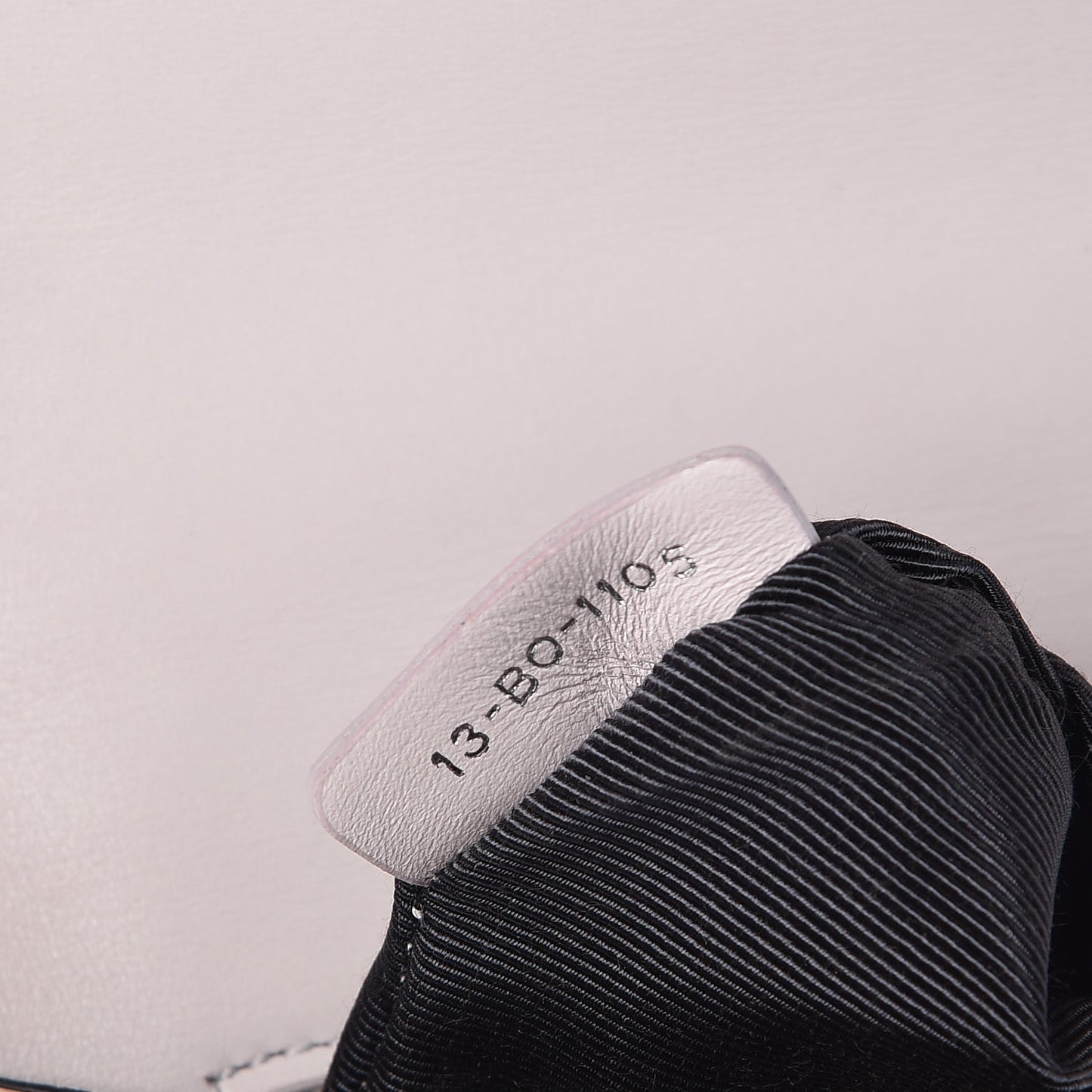 Calfskin Medium Diorama Flap Bag Off White