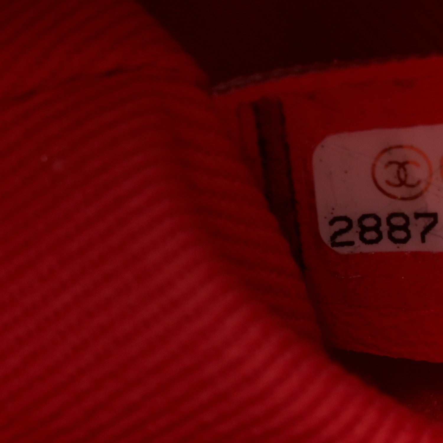 Chanel Caviar Chevron Quilted Mini Coco Handle Flap Red 7 of 11