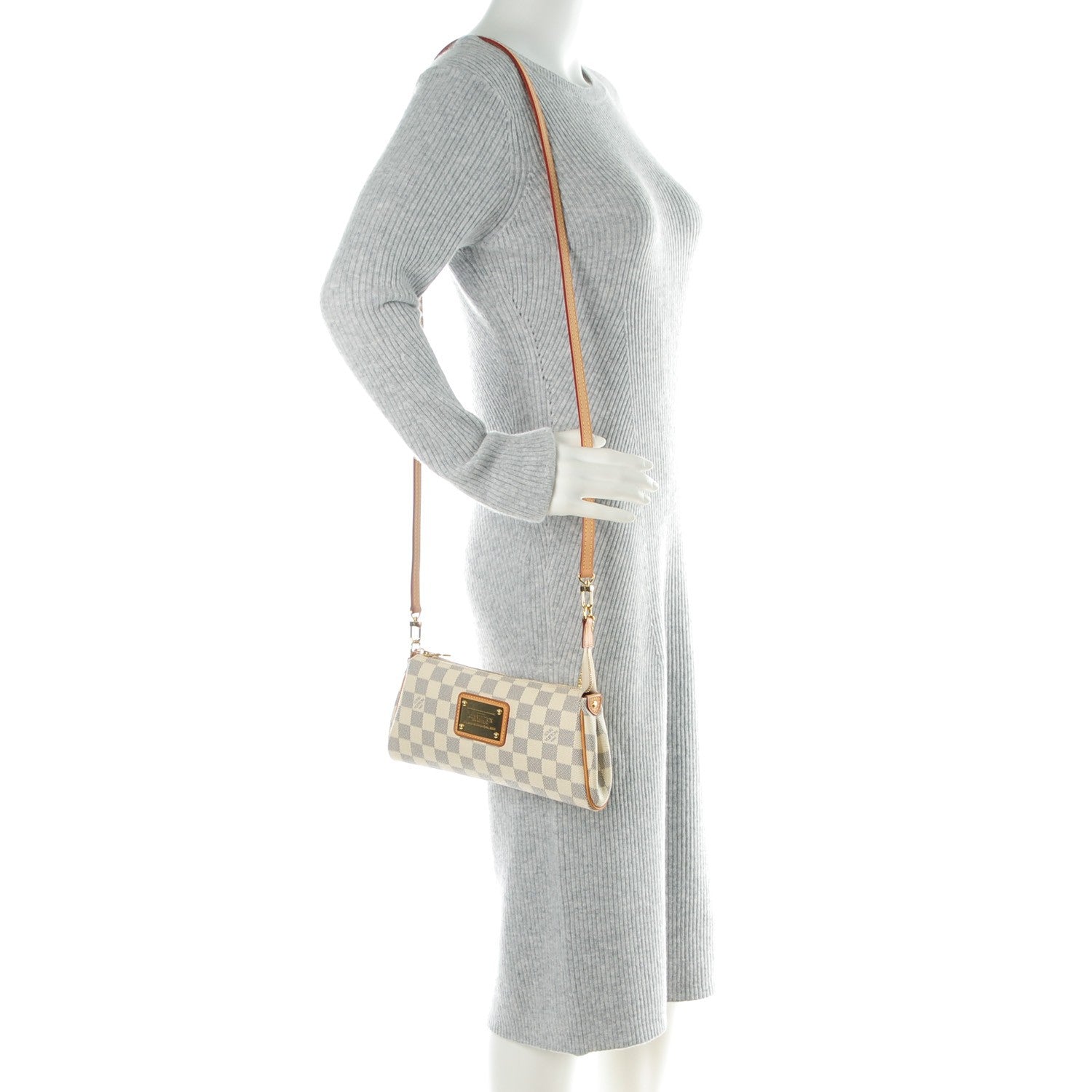 Louis Vuitton Damier Azur Eva Clutch 2 of 7