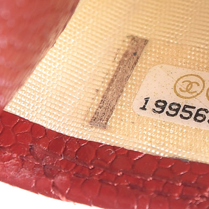Chanel Caviar Quilted Card Holder Red 8 of 12