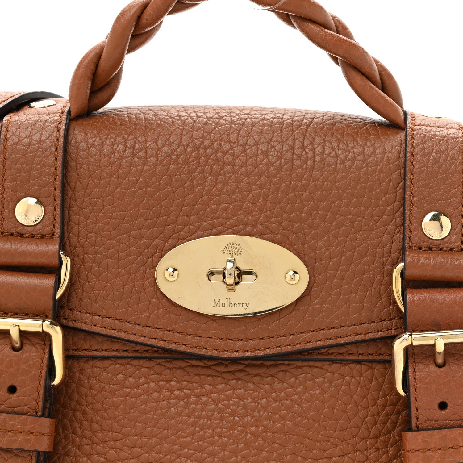 Mulberry Heavy Grain Mini Alexa Chestnut 7 of 12