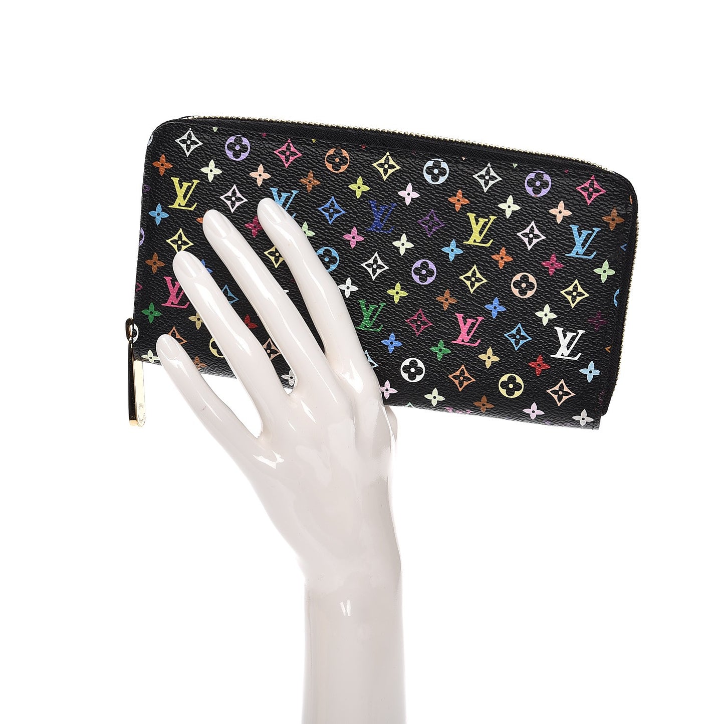 Monogram Multicolor Zippy Wallet Black Grenade