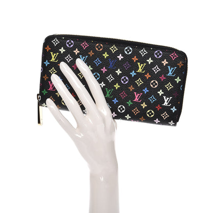 Louis Vuitton Monogram Multicolor Zippy Wallet Black Grenade 2 of 7
