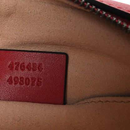 Gucci Calfskin Matelasse GG Marmont Belt Bag 95 38 95 38 Hibiscus Red 7 of 14