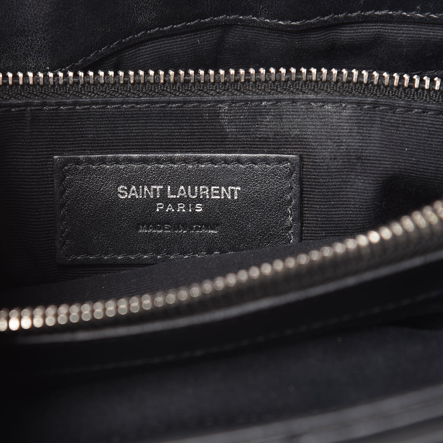 Saint Laurent Calfskin Y Quilted Monogram Medium Loulou Chain Satchel Black 7 of 17