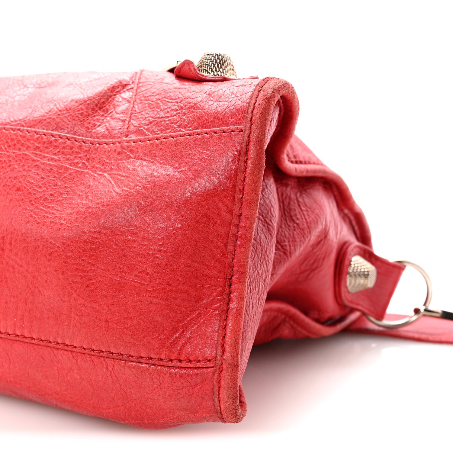 Balenciaga Agneau Giant 21 Silver Hardware City Rouge Coquelicot 10 of 10