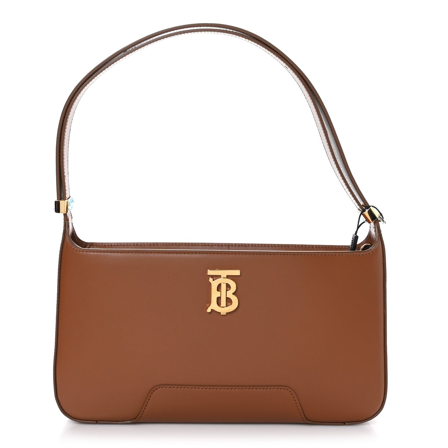 Smooth Calfskin TB Shoulder Bag Warm Tan
