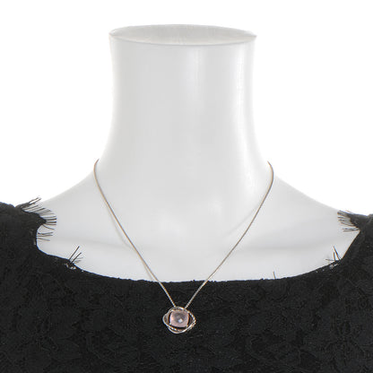 David Yurman Sterling Silver Infinity Rose Quartz Necklace 2 of 5