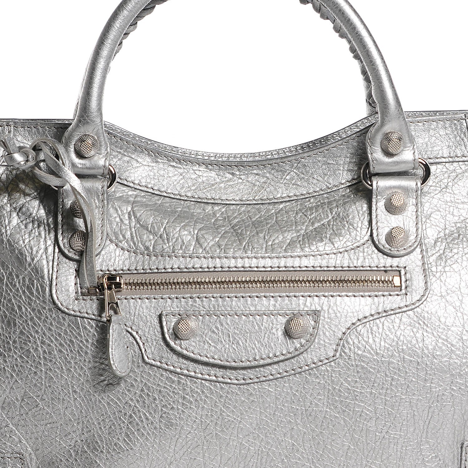 Balenciaga Agneau Giant 12 Silver Hardware City Gris Aluminum 3 of 14