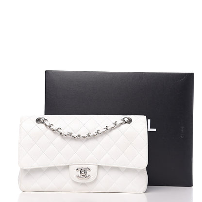 Chanel Caviar Quilted Medium Double Flap White 16 of 16