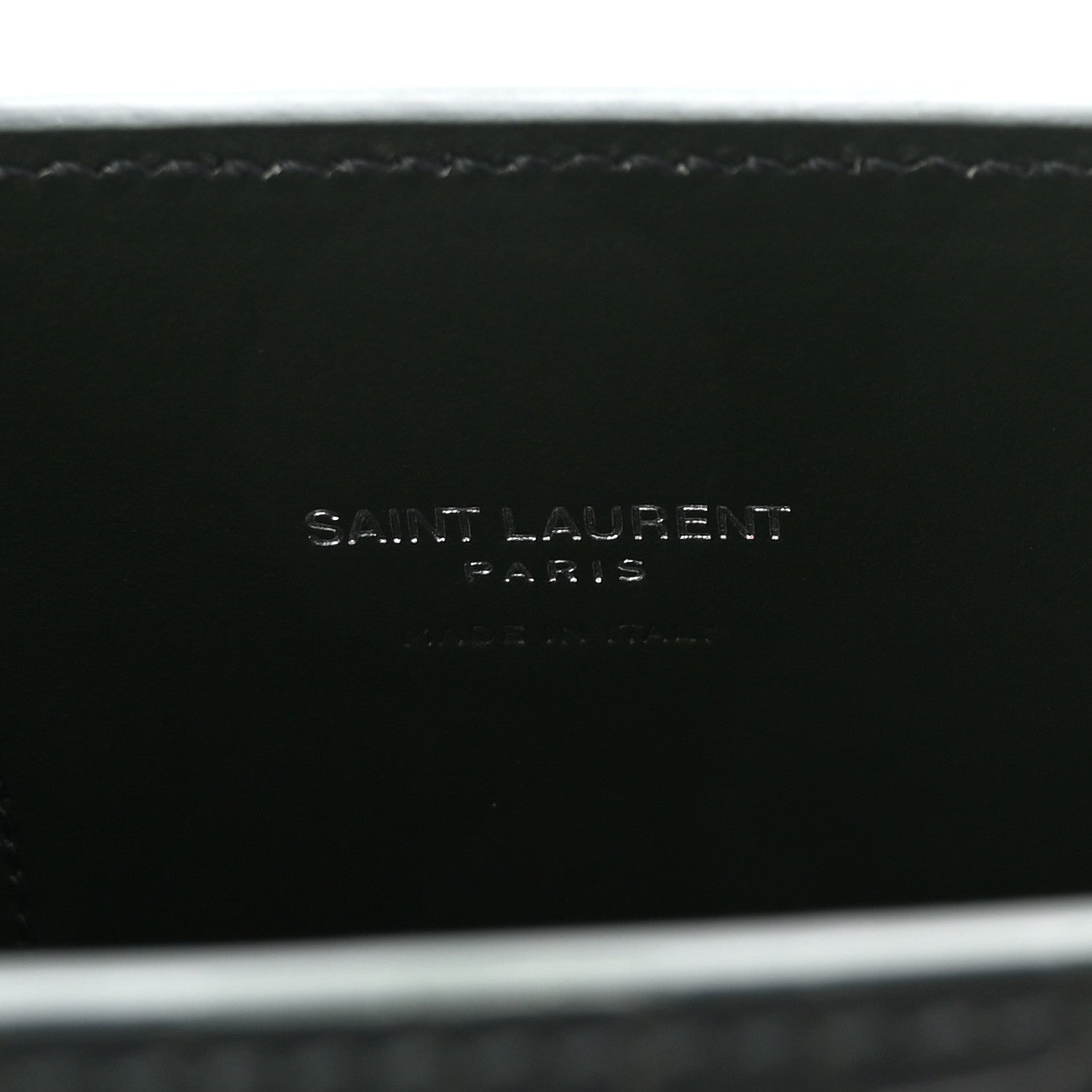 Saint Laurent Calfskin Crocodile Embossed Nano Sac De Jour Dark Green 6 of 10