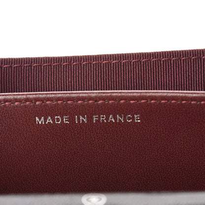 Chanel Lambskin Quilted Flap Card Holder Wallet Black 7 of 13