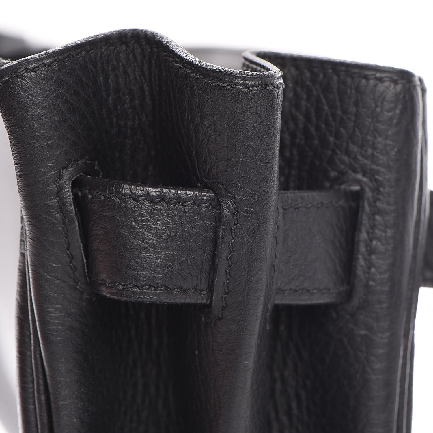 Hermes Taurillon Clemence Kelly 40 Black 13 of 35
