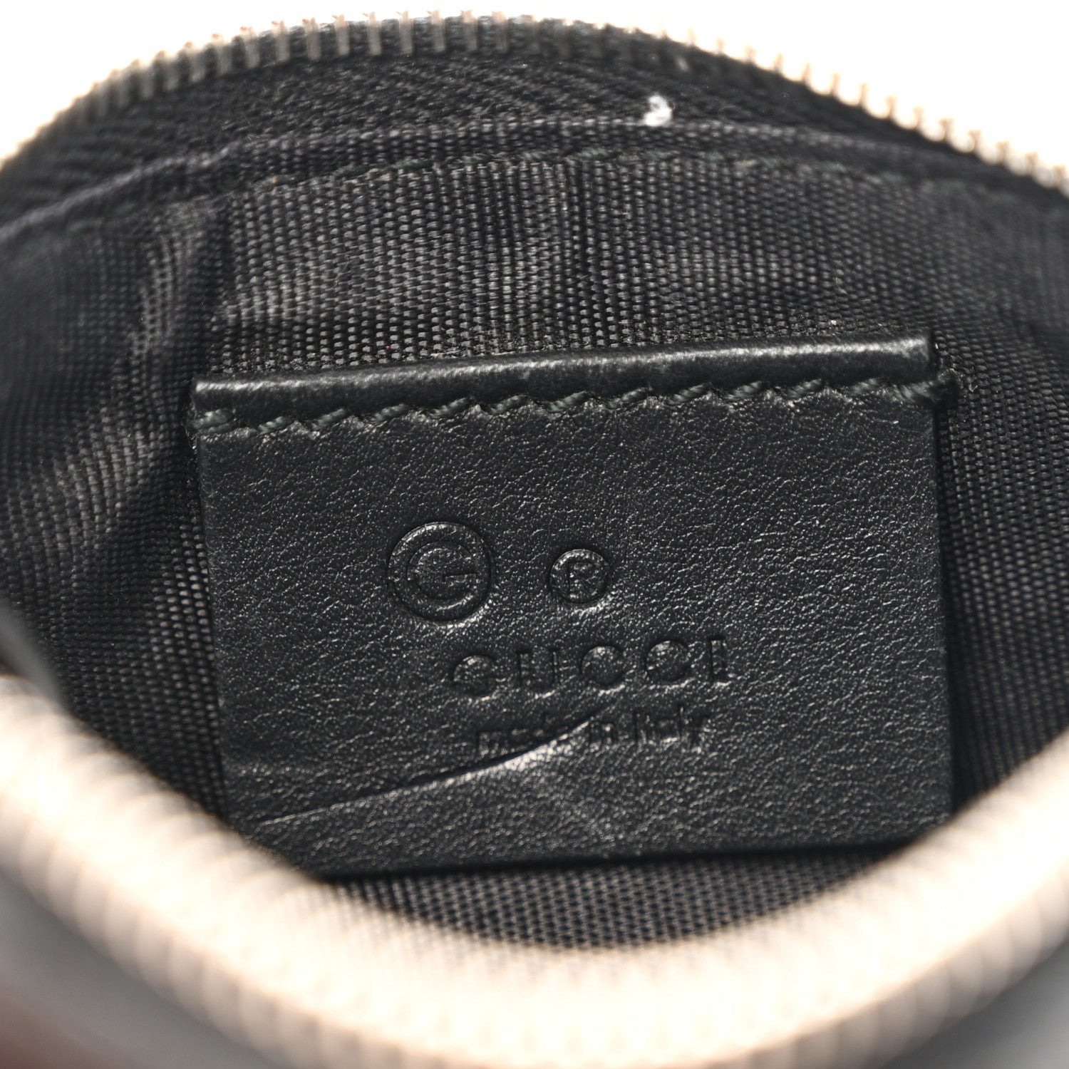 Gucci Microguccissima Key Ring Coin Case Black 6 of 8