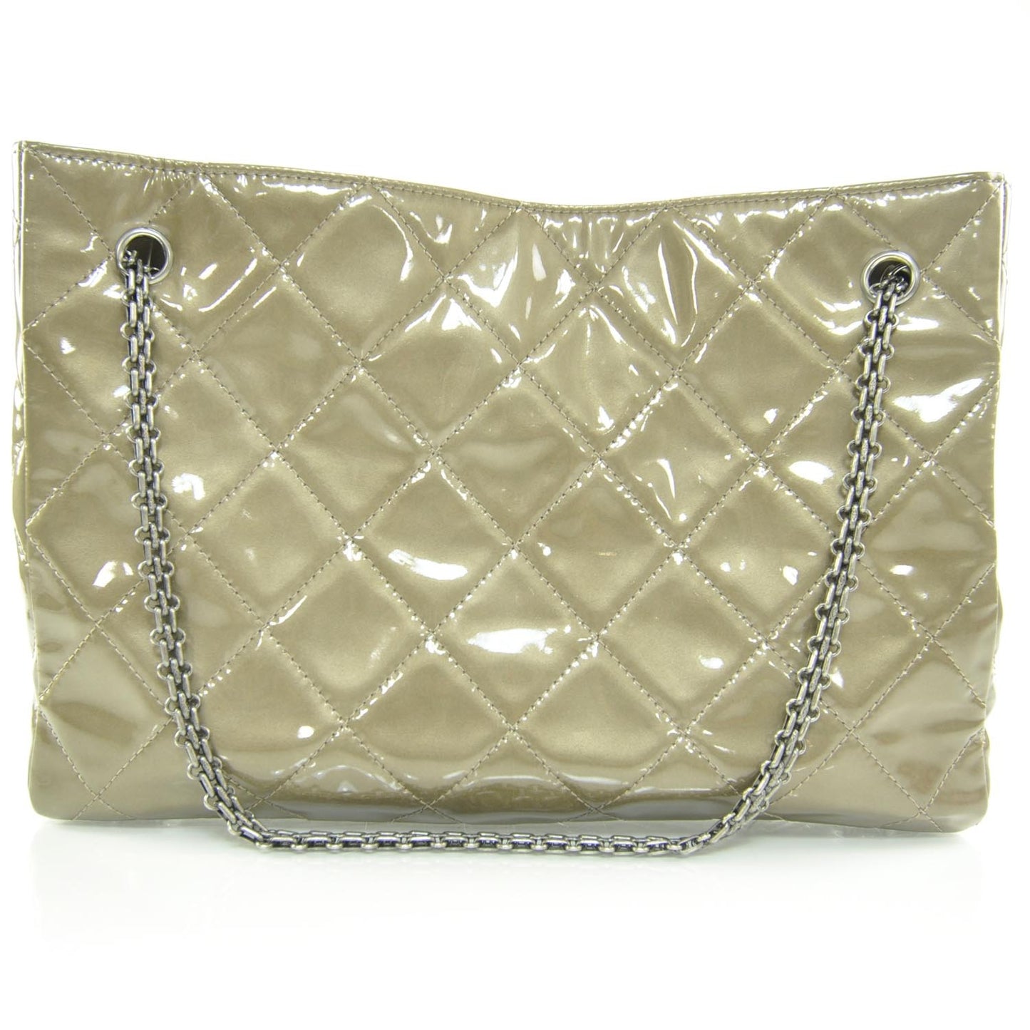 Patent Quilted Reissue 2.55 Tote Khaki