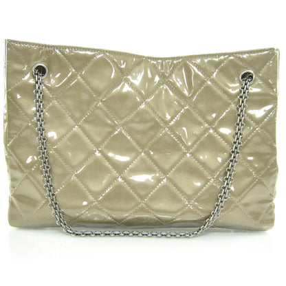 Chanel Patent Quilted Reissue 2.55 Tote Khaki 4 of 10