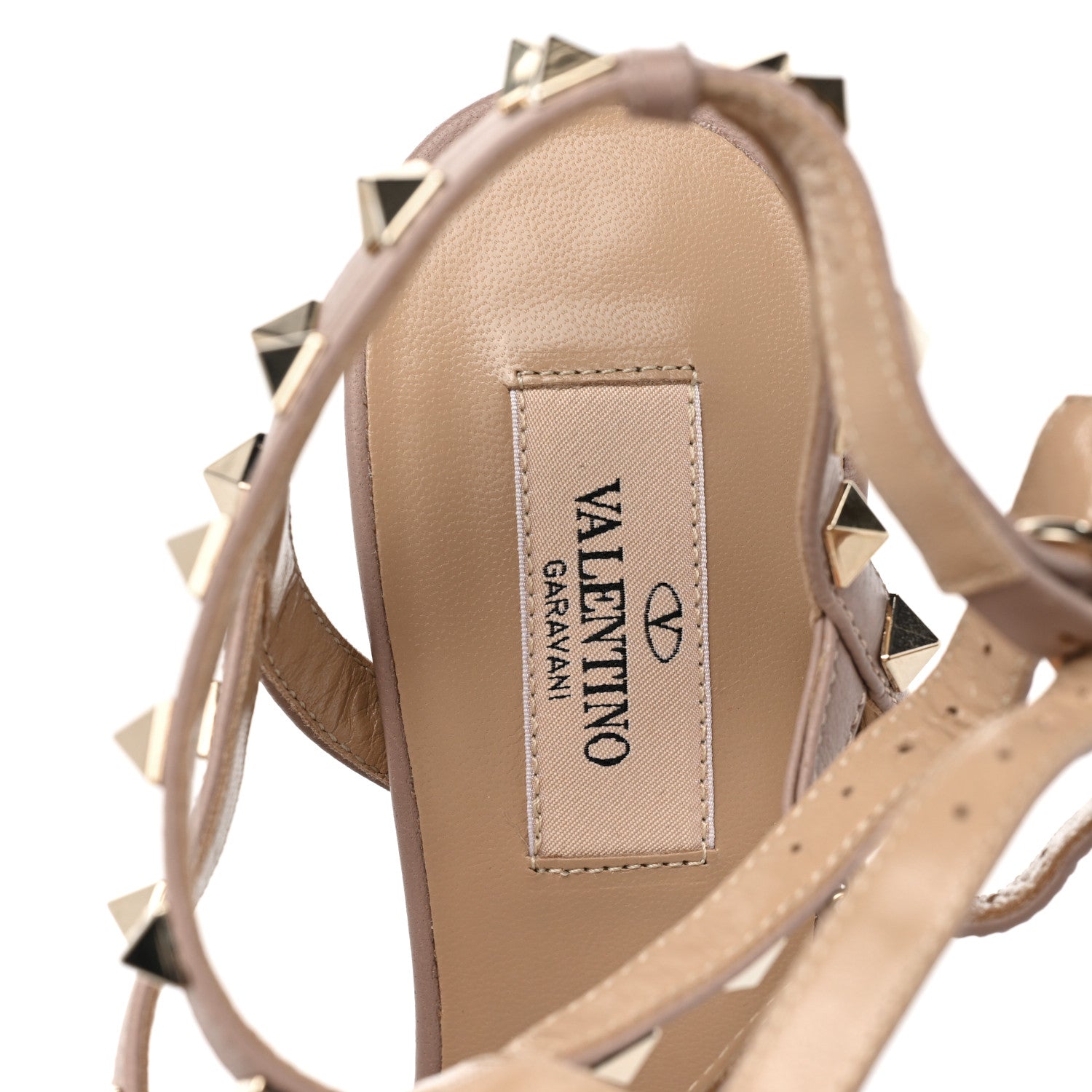 Valentino Garavani Patent Nappa Rockstud Ankle Strap 65mm Pumps 38.5 Black Poudre 8 of 9