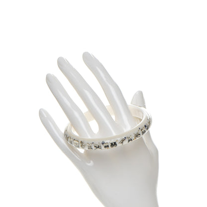 Louis Vuitton Resin Swarovski Large Inclusion Bracelet PM White 2 of 3