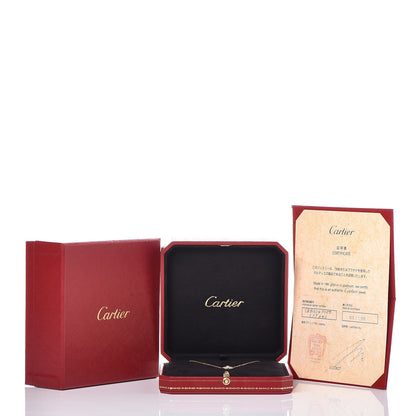 Cartier 18K Yellow Gold Diamond Mother of Pearl XS Amulette de Cartier Pendant Necklace 7 of 7