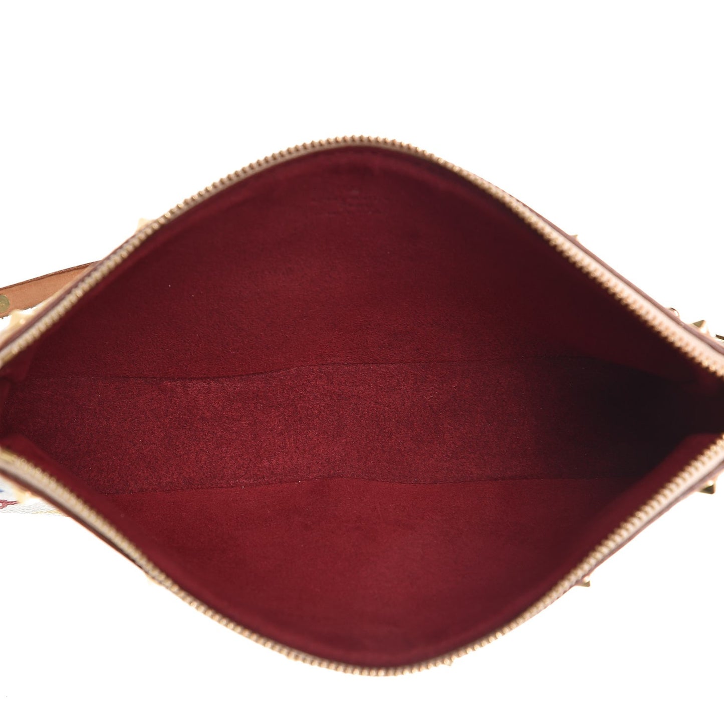 Monogram Multicolor Pochette Accessories White