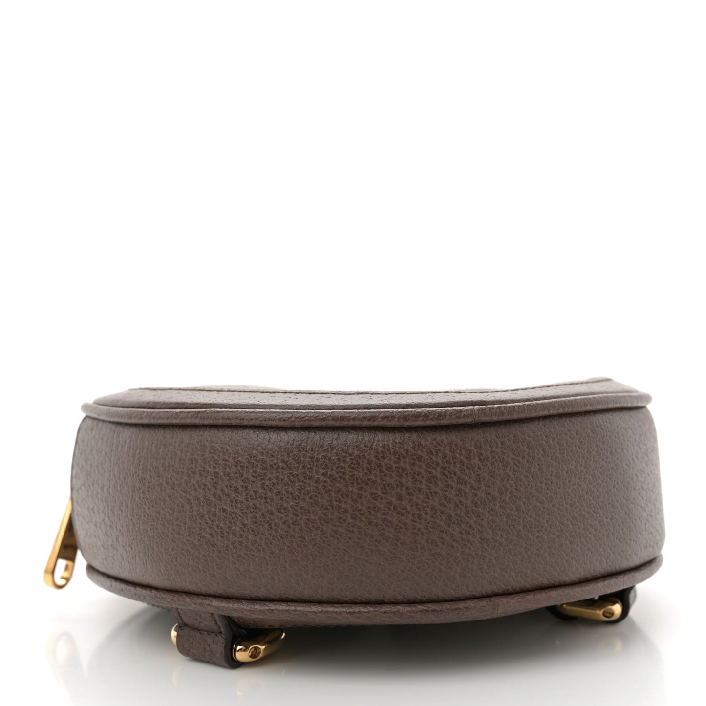 GG Supreme Monogram Web Mini Ophidia Round Backpack Brown