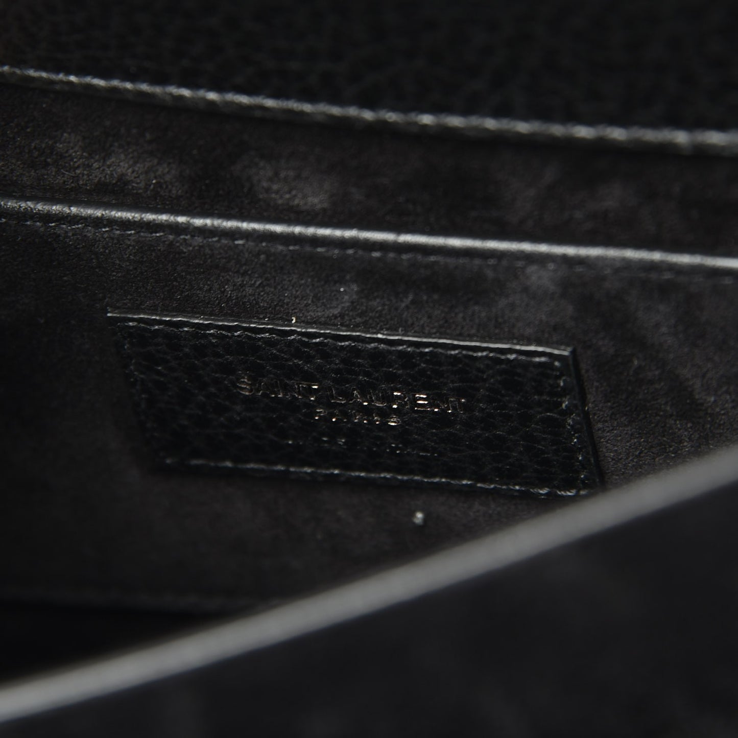 Grained Calfskin Medium Monogram Sunset Black Ecru
