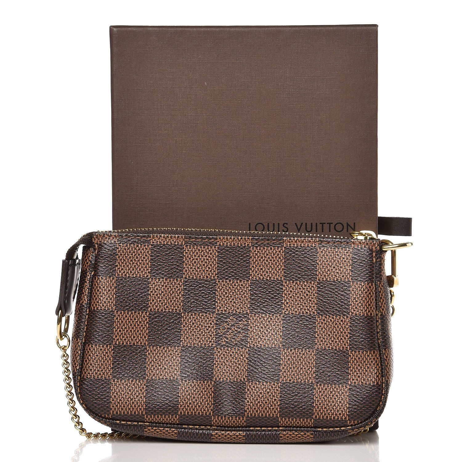 Louis Vuitton Damier Ebene Mini Pochette Accessories 8 of 8