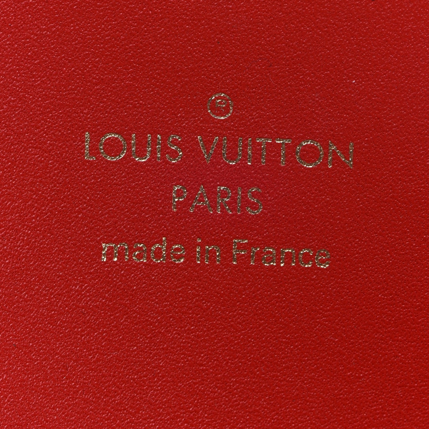 Monogram Medium Kirigami Pochette Insert Coquelicot