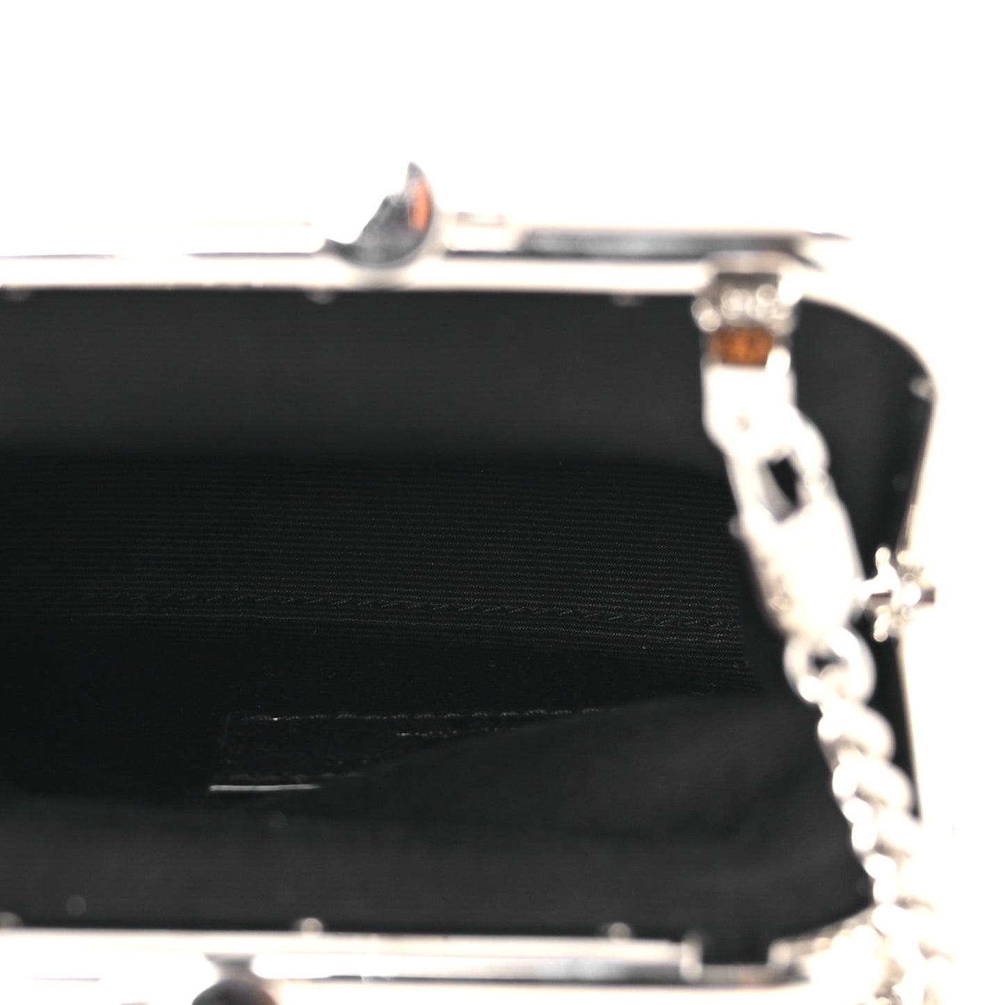 Lambskin Mini Sac Charniere Black