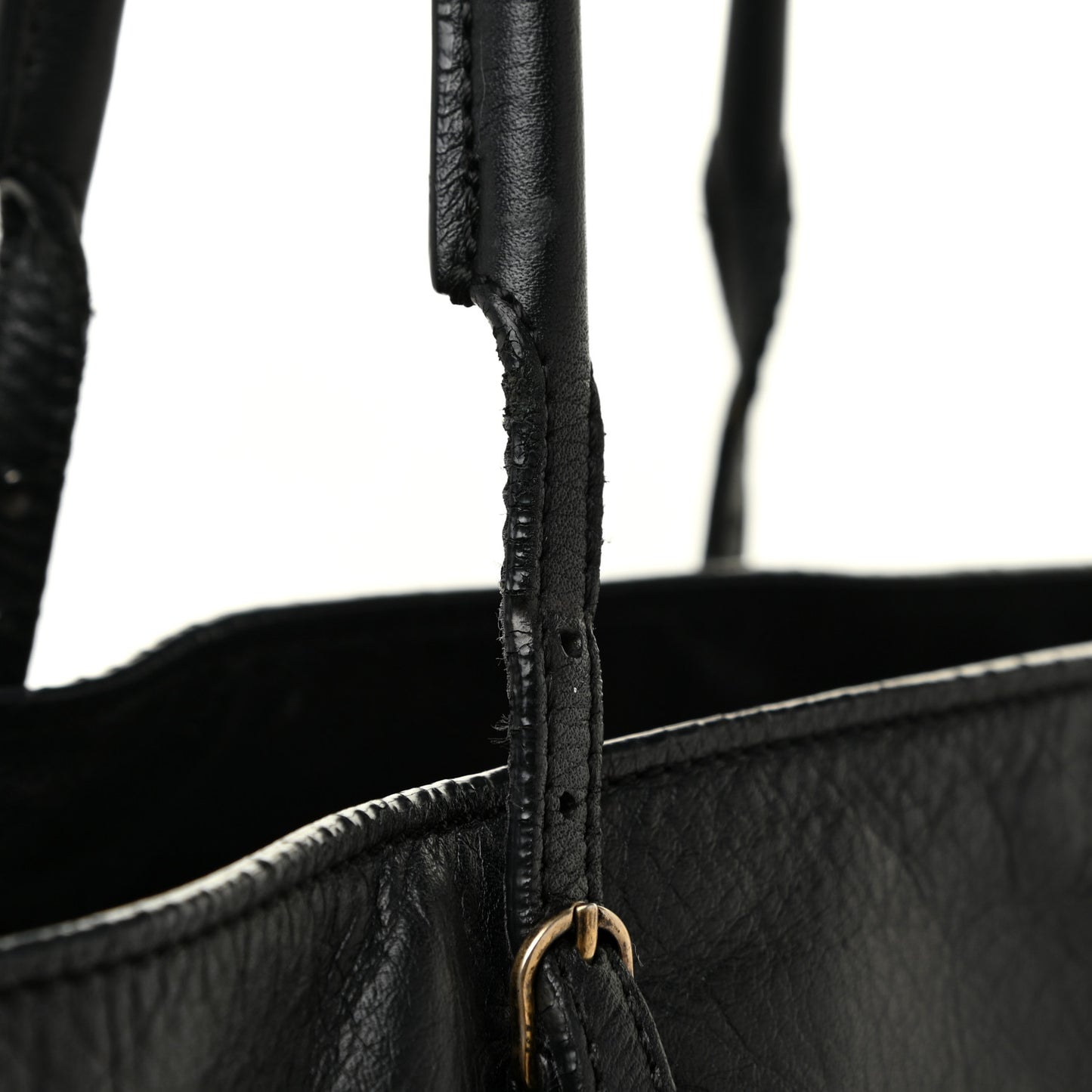 Supple Calfskin Papier A4 Tote Black