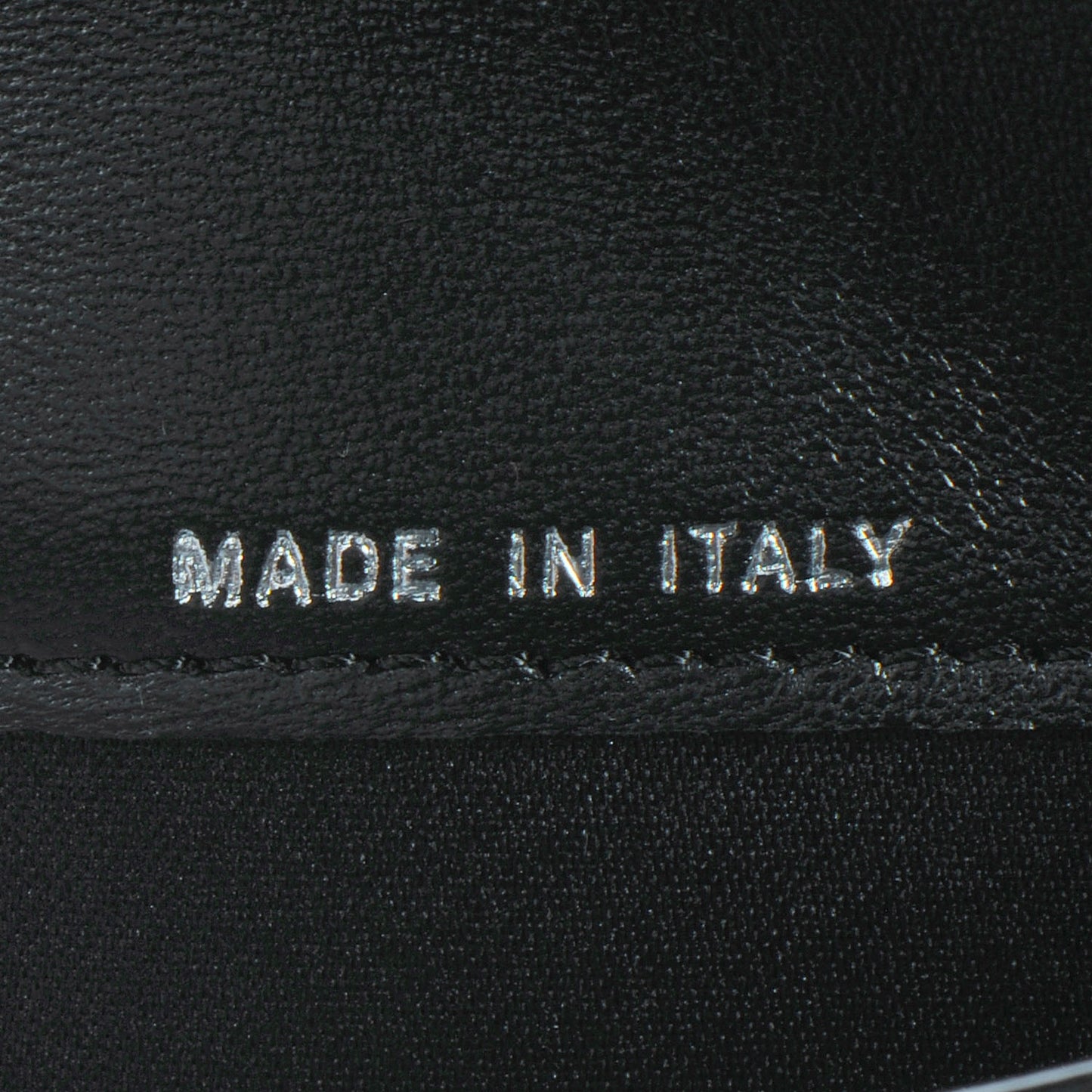 Patent Calfskin Lucky Symbols Yen Wallet Black