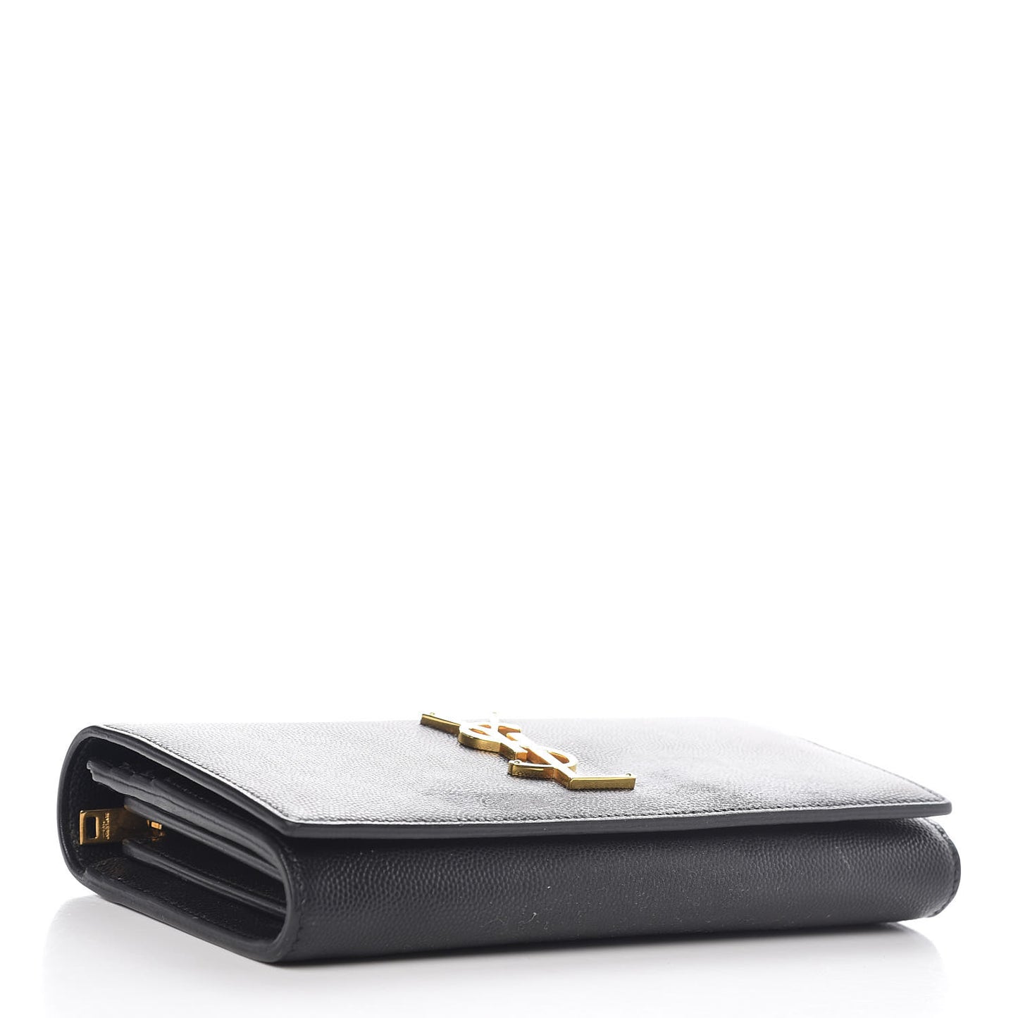 Grain De Poudre Classic Monogram Cassandre Wallet Black