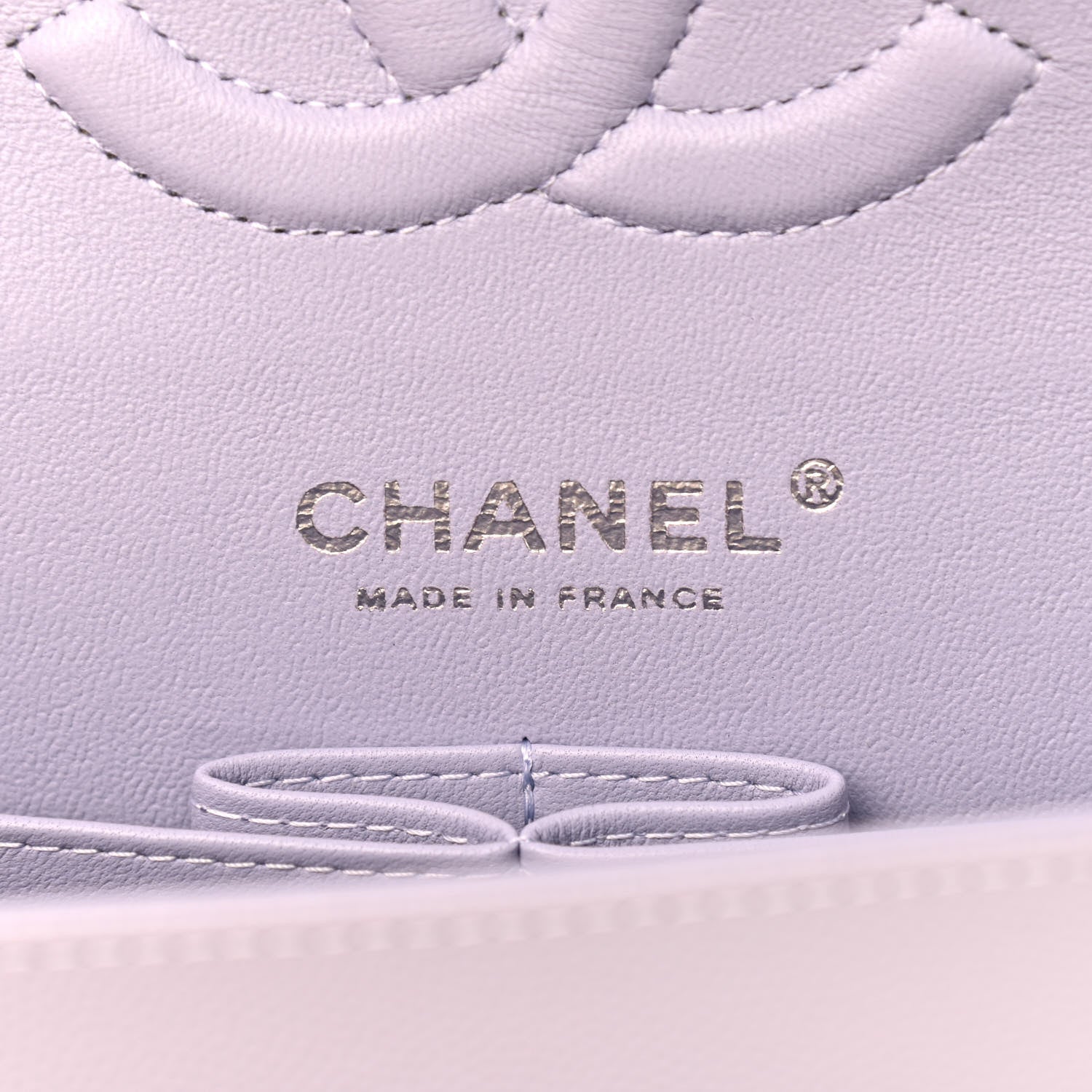 Chanel Caviar Quilted Medium Double Flap Light Purple 6 of 9