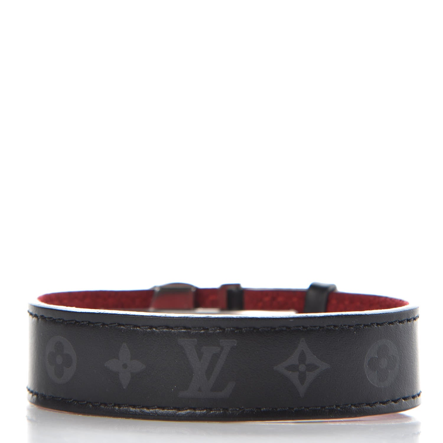 Louis Vuitton Mat Monogram Wish Bracelet Black 3 of 6