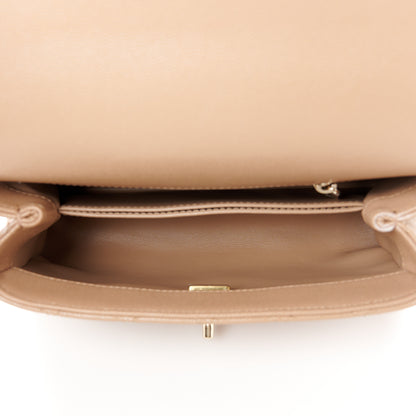Chanel Caviar Quilted Mini Coco Handle Flap Brown 5 of 12
