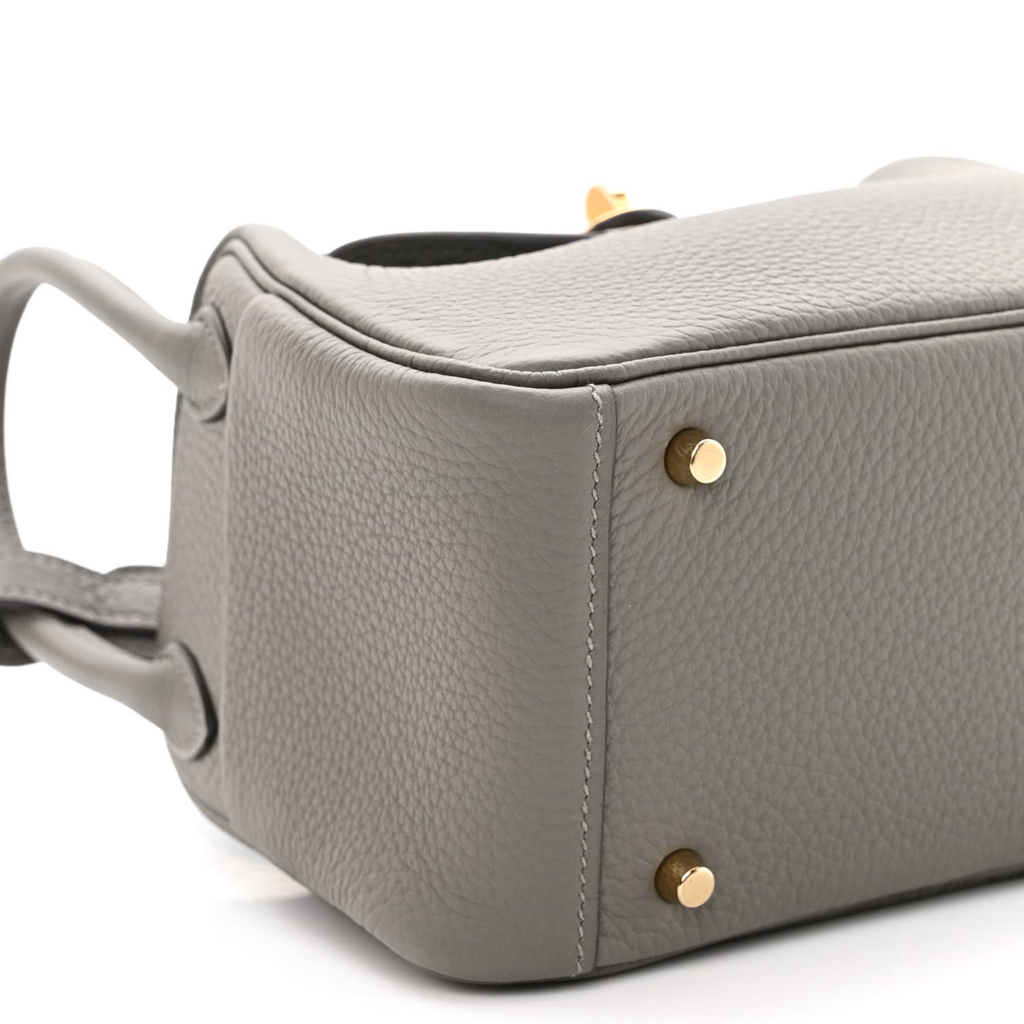 Taurillon Clemence Mini Lindy 20 Gris Meyer