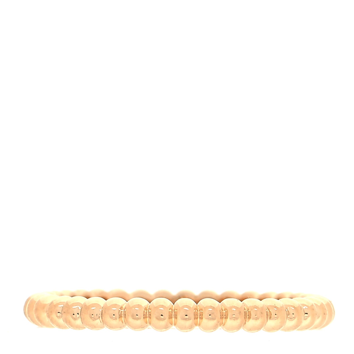 Van Cleef & Arpels 18K Yellow Gold Small Perlee Ring 52 6 3 of 4