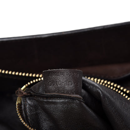 Celine Pebbled Calfskin Mini Luggage Brown 13 of 14