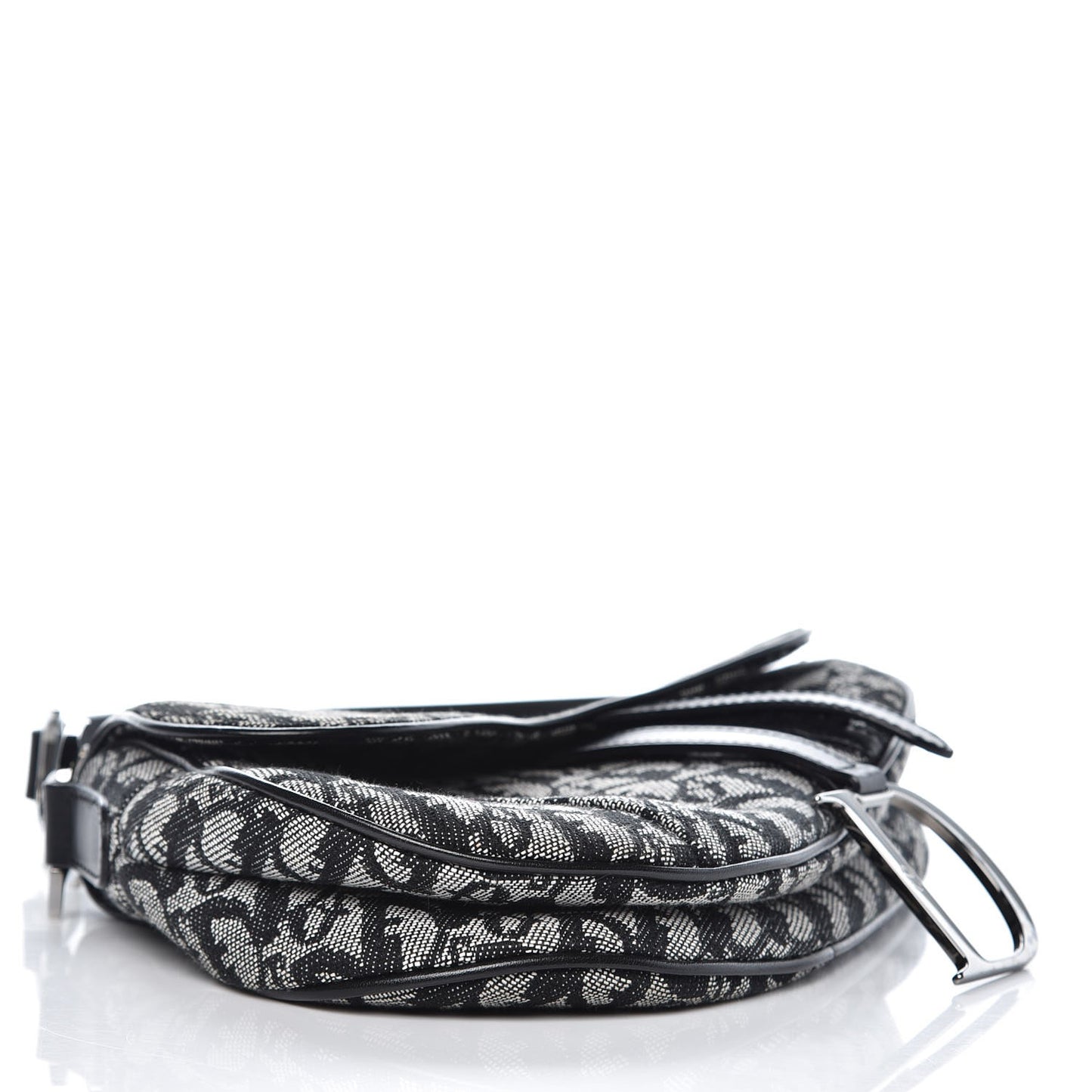 Monogram Saddle Bag Black